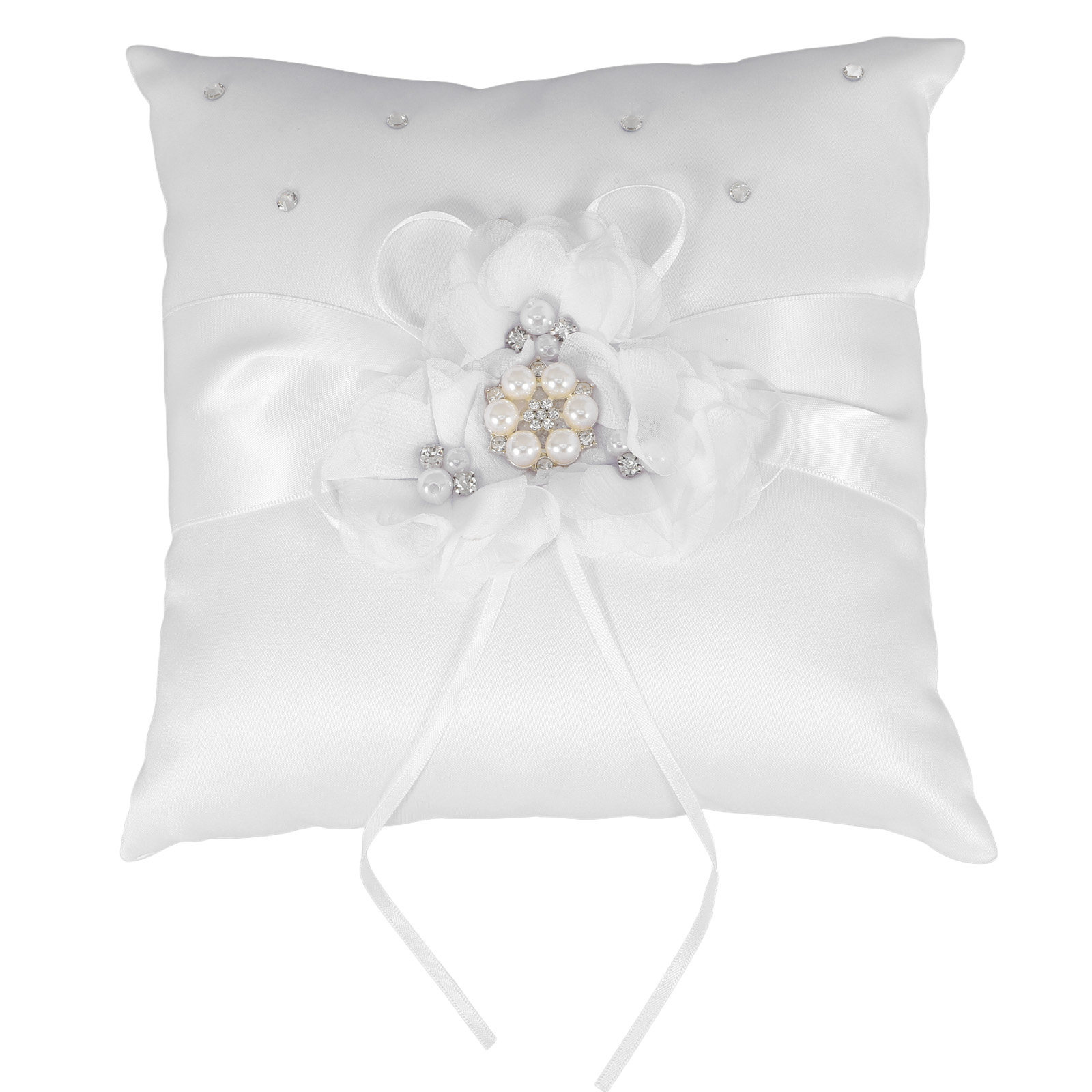 Ring Bearer Pillow - Cuscino elegante per portafedi da matrimonio,