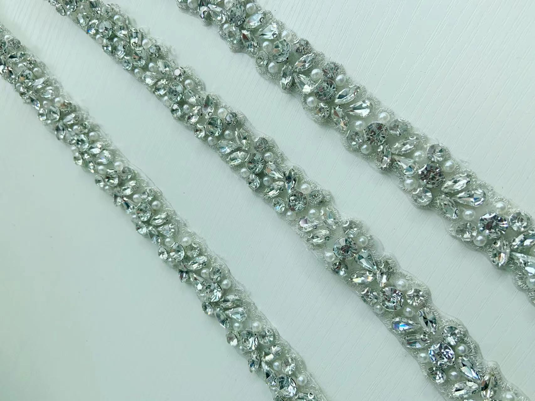 1 iarda/5 metri di cristallo a - Bridal Sash Ribbon recensione e prezzo
