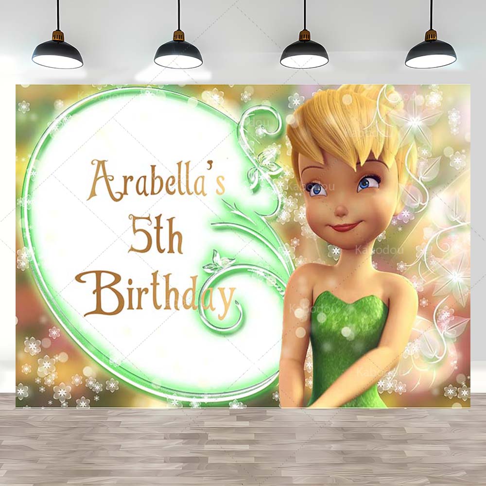 Sfondo a Tema Tinker Bell per  - Photo Booth Prop recensione e prezzo