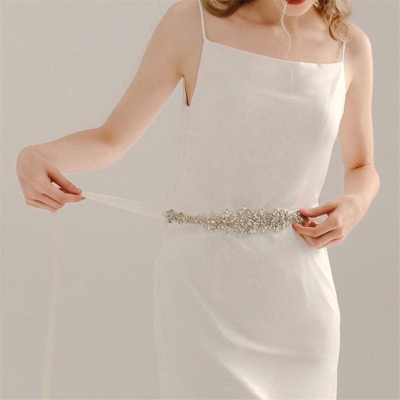 652F Lussuosa cintura in crist - Bridal Sash Ribbon recensione e prezzo