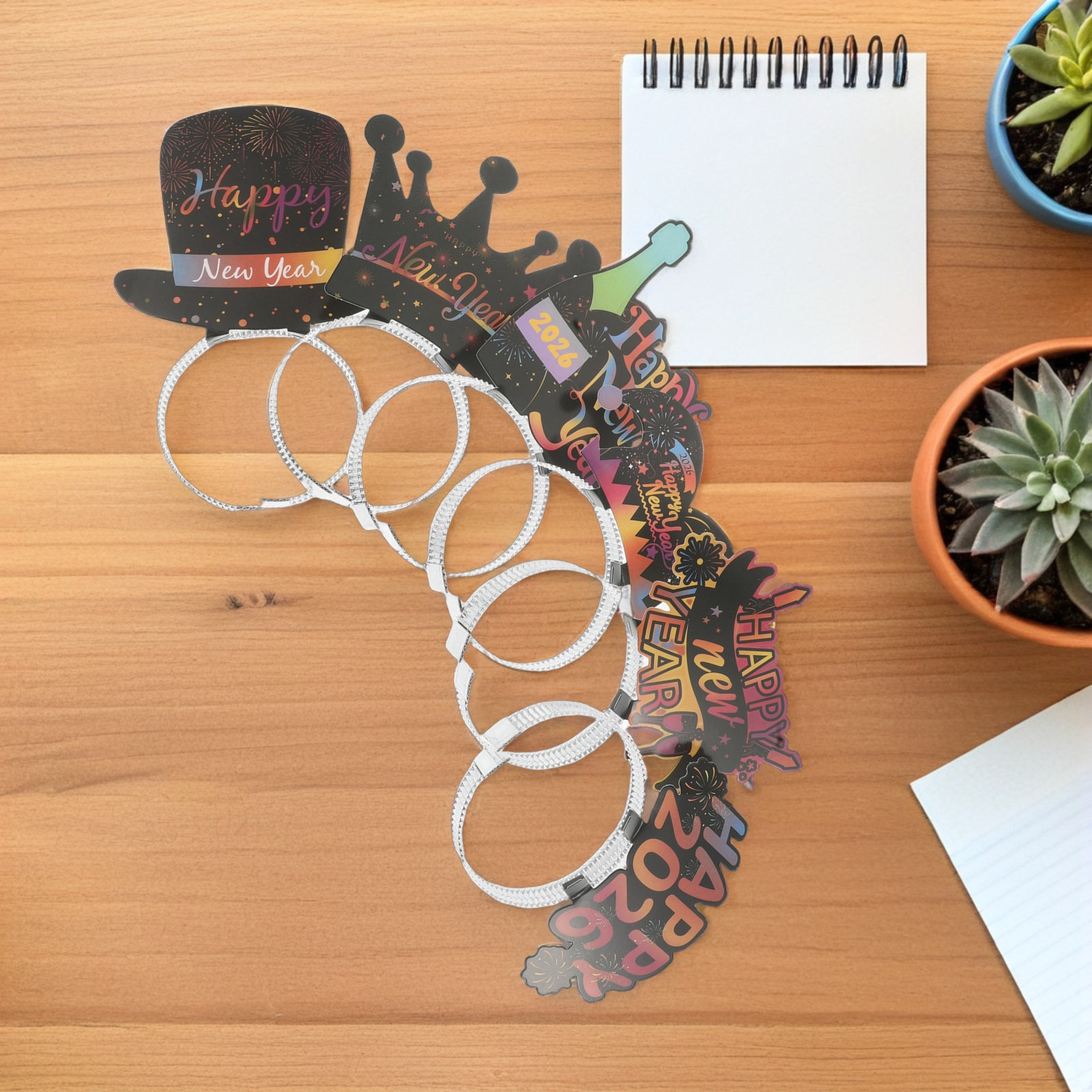 6 Pezzi Cerchietti per Capodan - Photo Booth Prop recensione e prezzo