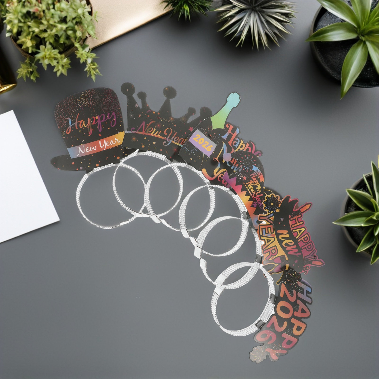 6 Pezzi Cerchietti per Capodan - Photo Booth Prop recensione e prezzo