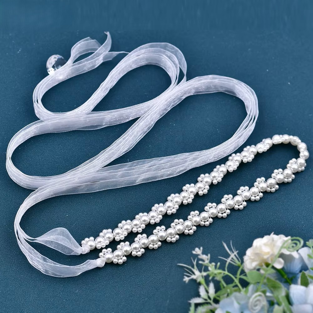 Cintura da sposa con perle, so - Bridal Sash Ribbon recensione e prezzo