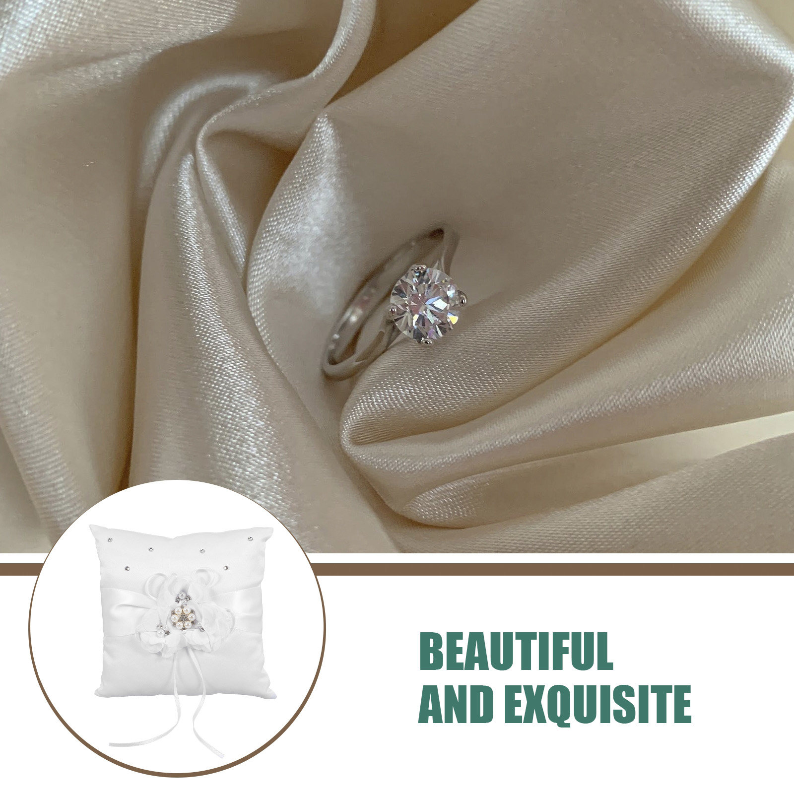 Cuscino elegante per portafedi - Ring Bearer Pillow recensione e prezzo