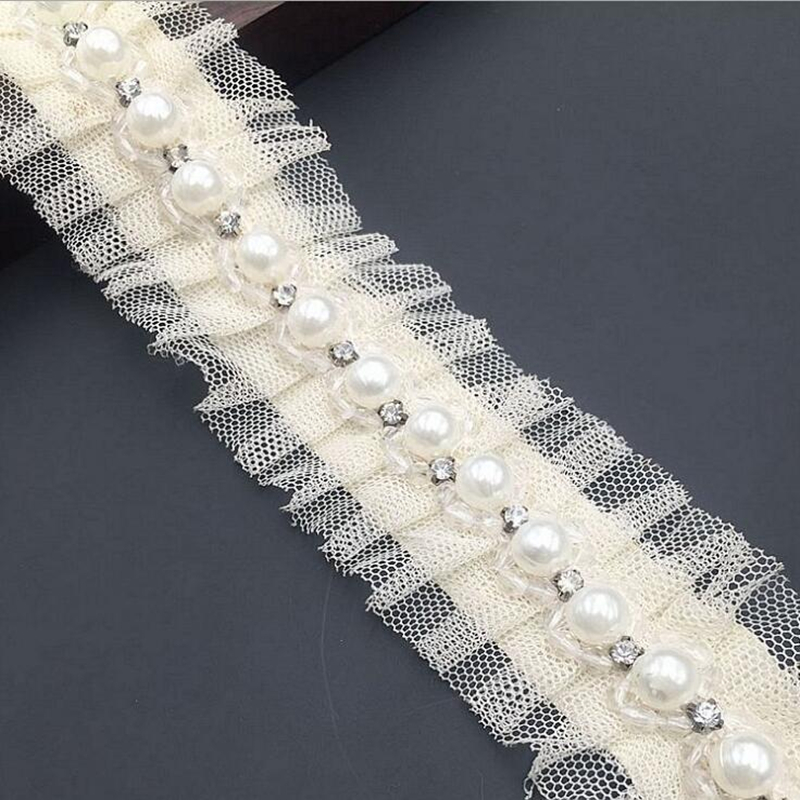 1 yard 1.5 cm Avorio Perla In  - Bridal Sash Ribbon recensione e prezzo