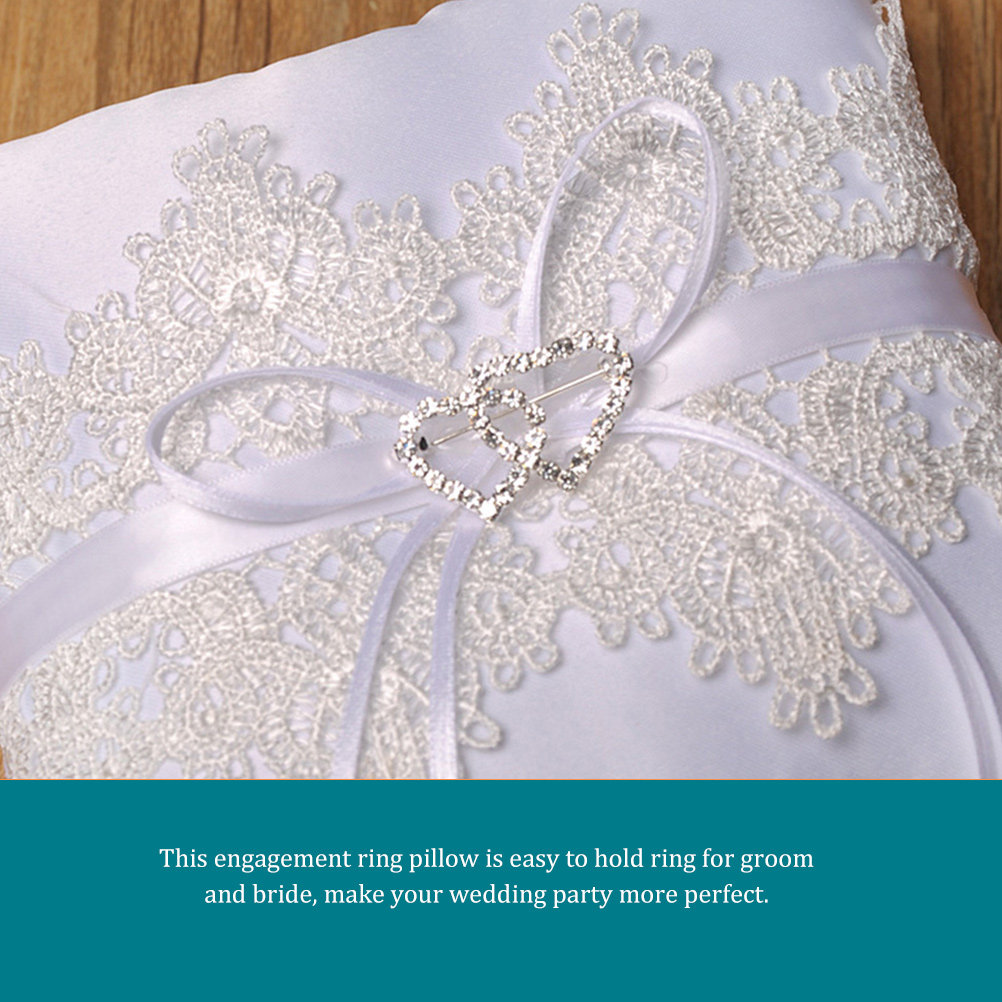Elegante cuscino per anelli nu - Ring Bearer Pillow recensione e prezzo